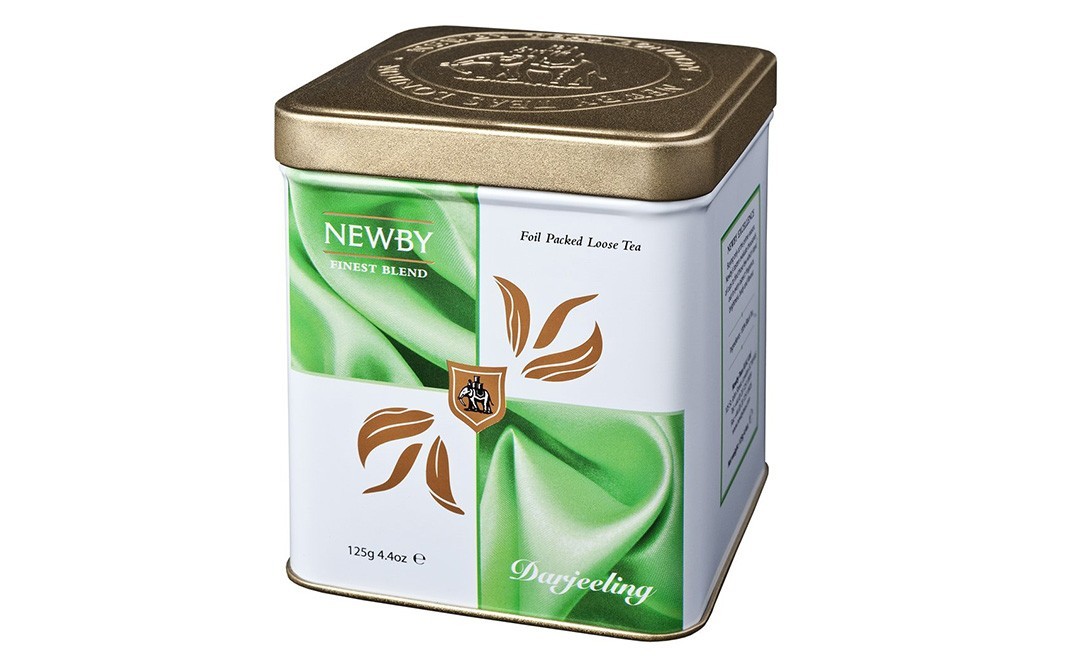 Newby Darjeeling Foil Packed Loose Tea   Container  125 grams